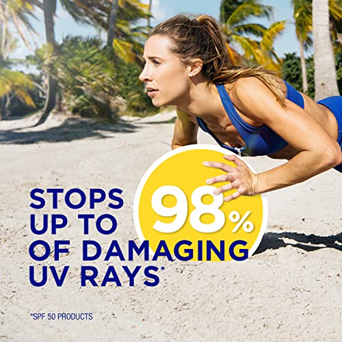 Coppertone SPORT Continuous Sunscreen Spray Broad Spectrum SPF 50 Multipack (5.5 Ounce Bottle, Pack of 3) (Packaging May Vary)