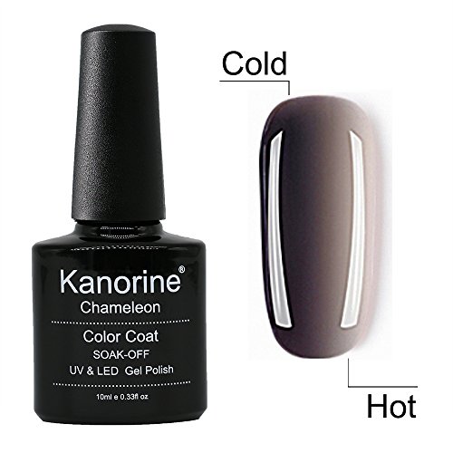 Kanorine Temperature Color Changing Gel Nail Polish UV LED Soak Off Gel Varnish Manicure Colour Changing Art Gel Polish 10mL