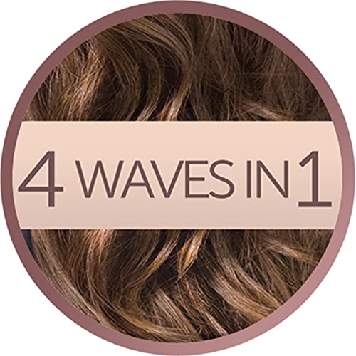 Remington Proluxe 4-in-1 Hair Waver - Deep Barrel Adjustable Hair Curler with 4 Different Style Choices and Pro+ Heathly Heat Setting - CI91AW