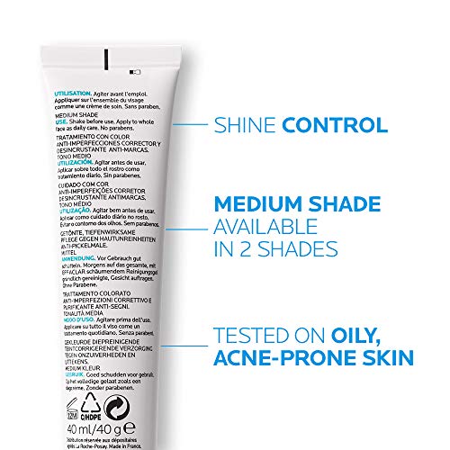 Roche-Posay Effaclar Duo + Unifiant teinte Med, 40ml For Moisturizing