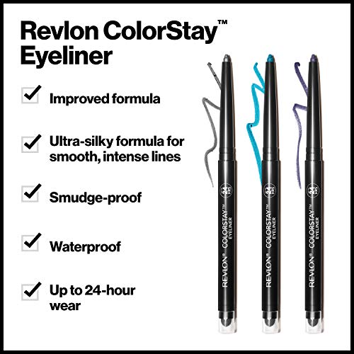 Revlon ColorStay Eyeliner with SoftFlex, Black Brown 202, 0.01 Ounce (0.28 g)