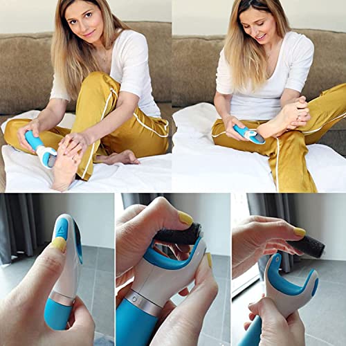 AOYU 8PCS Replacement Rollers Heads Refills for Scholl Velvet Smooth Electric Foot File Roller Refills Pumice Stone for Feet Hard Skin Pedi Rolle