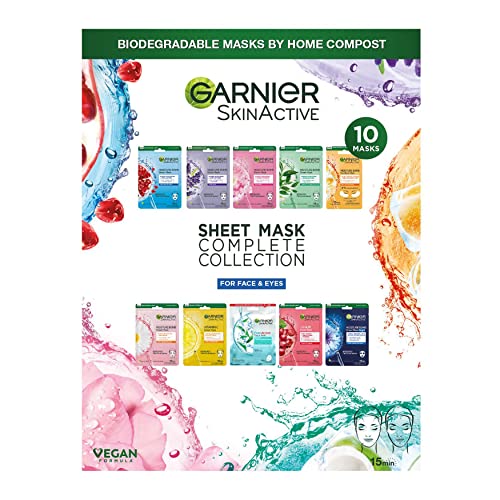 Garnier Discovery Collection Tissue Mask, 5 count (Pack of 1)