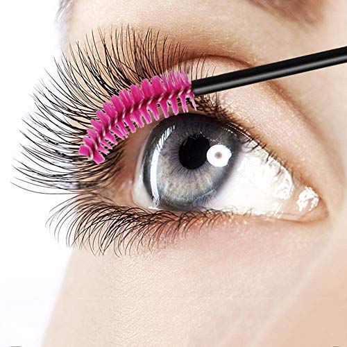 Disposable Eyelash Brushes Mascara Wands Eye Lash Eyebrow Applicator Cosmetic Makeup Brush Tool Kits (200PC, Multicolor)