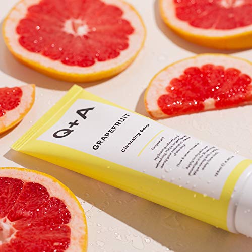 Q+A Grapefruit Cleansing Balm, Makeup Remover 125ml / 4.4fl Oz