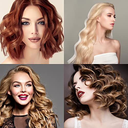 KEYRI 48PCS Hair Rollers Set Hair Rollers with Clips Self Grip Jumbo Hair Roller No Heat Heatless Hair Rollers for Long Medium Short Hair Styling