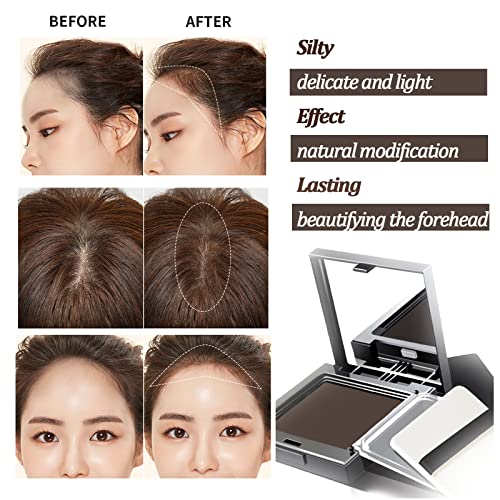 Instantly Hairline Shadow - Hairline Powder - Quick Cover Grey Hair in Hair Regrowth Treatments - Windproof Sweatproof Hair Touch-Up for Root Con