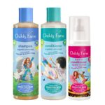 Childs Farm, Kids Hair Coco-Nourish Regime Bundle, Shampoo 250ml, Conditioner 250ml and Leave-in Conditioner 125ml, Dry, Curly and Coily Hair