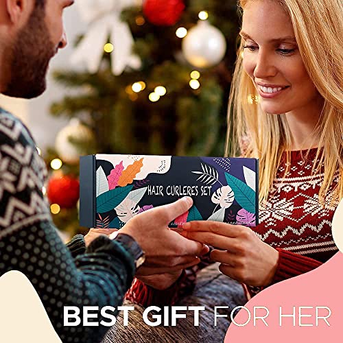 High Resilience Sponge Heatless Curling Rod Headband, Women Curls, Soft and Comfortable Sleep Silk No Heat Curls Ribbon, Adjustable Wave Iron Kit