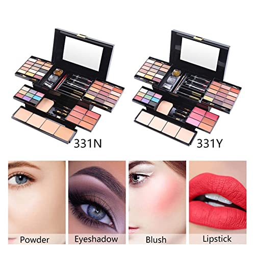FantasyDay All-in-one Makeup Set Gift Surprise | Full Makeup Kit for Women Multipurpose Essential Starter Bundle Include Eyeshadow Palette Lipsti