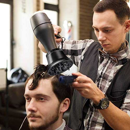 Premium Universal Hair Diffuser Adjustable from 1.37in to 2.68in for Curly and Natural Wavy Hair, Professional Hair Dryer Diffuser Attachment