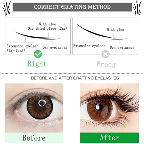 Eyelash Extension Glue 5ML Strong Black Individual Lash Glue 2-3Sec Quick Drying Professional Lash Extension Glue for Sensitive, Retention Long L