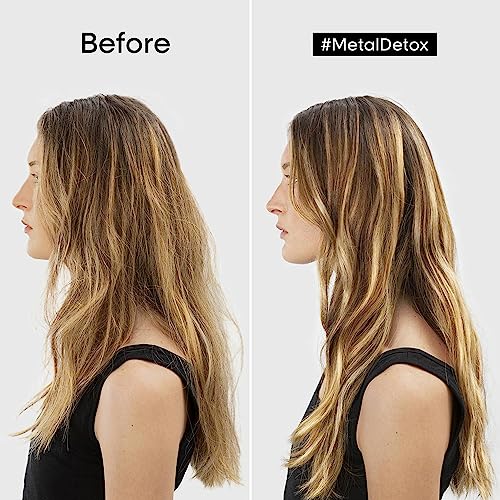 L’Oréal Professionnel Metal Detox Shampoo, Protects Coloured Hair From Damage, For Smooth, Strong & Shiny Looking Hair, Rich & Creamy Texture, Se