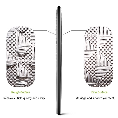 BEZOX Professional Foot File, Double Side Pedicure File, Dead Hard Cracked Skin Calluses Remover, Portable Foot Care Tool, Heavy Duty Stainless S