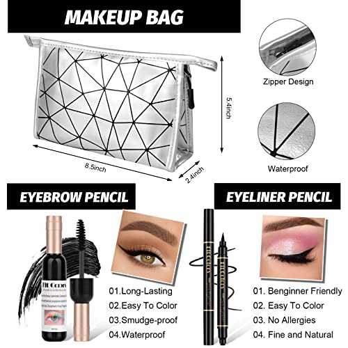 Professional All in one Makeup Set, Fenshine Cosmetic Make Up Starter Kit With Storage Bag Portable Travel Make Up Palette Eyeshadow Foundation L