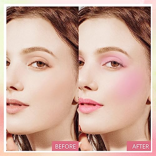 Erinde 3 in 1 Blush Stick for Cheeks Lips Eyes, Moisturing Face Blush, Natural Matte Cream Blush, Easy to Blend, Multi-Use Cheek Tint for All Ski