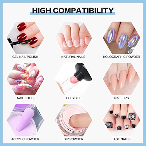 Morovan Top & Base Coat No Wipe Gel Mirror Gel Nail Polish Base And Matte Top Coat Quick Dry Long Lasting Gloss Matte Clear Resin Polish Nail Art