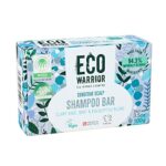 Eco Warrior Sensitive Shampoo Bar – Vegan, Cruelty Free, No SLS or Parabens, Deeply Nourishing White Clay & Clary Sage Oil, Natural Mint Plus Euc