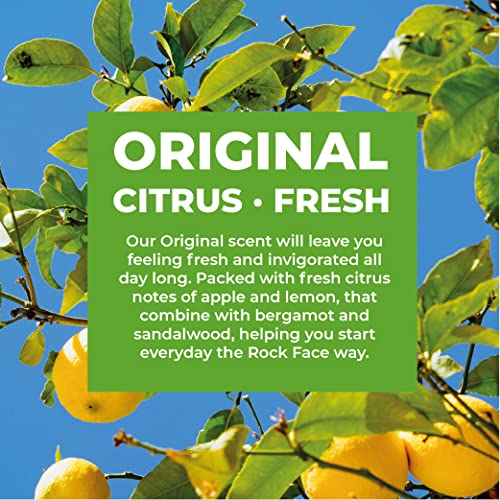 Rockface Mens Shower Gel, All in One Body Wash for Men, Fresh Masculine Scent, 200ml,Classic