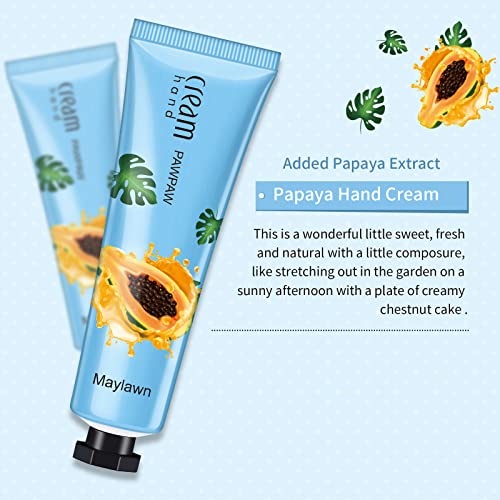Maylawn Hand Cream, 5 x 30ml, Hand Cream Gift Sets, Pack of 5, Vegan Friendly and Cruelty Free, Perfect for Birthday Mothers day Gifts idea For H