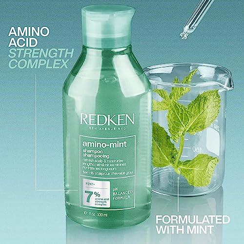REDKEN Scalp Relief Shampoo, Soothing Formula, Cleanses and Purifies Greasy Hair and Sensitised Lengths, Refreshes the Roots and Adds No Weight,