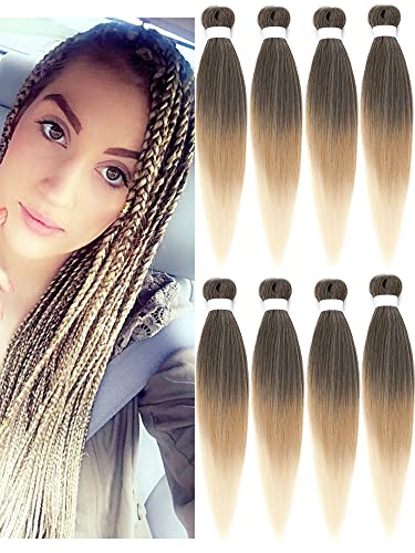 LDMY Hair for Braiding-Jumbo Braids, Long Colorful Ombre Pink Purple Jumbo Braiding Hair Extensions Kanekalon Jumbo Braid Wigs for Women Syntheti