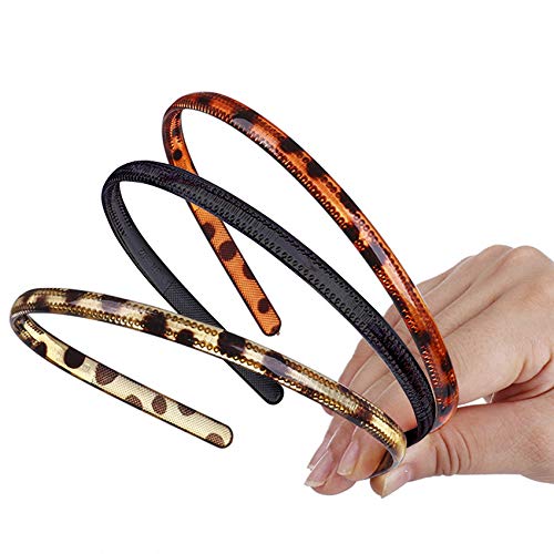 Elehui 6 Pack Headband Hair Bands for Women Girls Plastic Headband With Teeth Alice Band Hair Accessories for Women Sharks Tooth Comb Headband 3