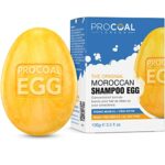 Vegan Moroccan Shampoo Bar 100g by Procoal - Argan Oil, Aloe Vera, Almond Oil, SLS Free Eco Solid Shampoo Bar, Cruelty-Free