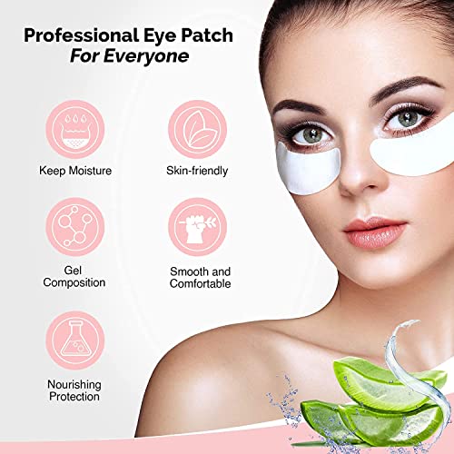 GreenLife® 100 Pairs Eyelash Lash Extension Under Eye Patches Under Eye Gel Collagen Eye Pads Lint Patches