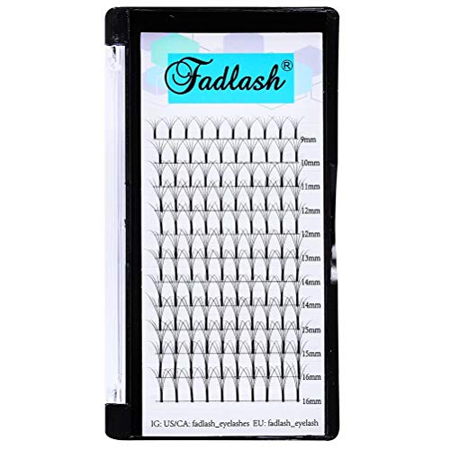Russian Lashes 14D 0.07 Thickness D Curl 8-14mm Mix Tray Russian Lashes Premade Russian Volume Lashes Pre Made Fan Lashes Volume Lashes Pre Made