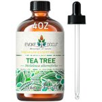 EVOKE OCCU Tea Tree Essential Oil 118ml, Pure Tea Tree Oil for Diffuser Skin Hair Body Nail Care- 4 FL Oz