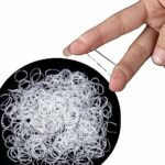 Cosy Companions™ 250x Clear Elastic Hair Bands, Elastic Hair Ties, Hair Band, Hair Elastic, Small Hair Bands, Clear Hair Bands, Rubber Bands For