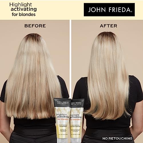 John Frieda Sheer Blonde Highlight Activating Moisturising Conditioner for Lightened and Highlighted Blonde Hair 250 ml