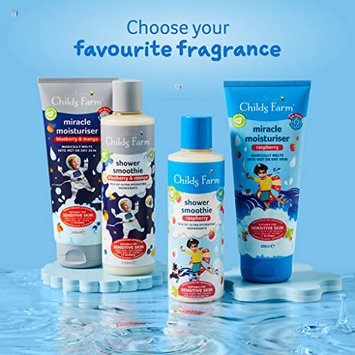 Childs Farm | Miracle Moisturiser 200ml | Raspberry | For Wet or Dry Skin | 24-Hour Moisturisation
