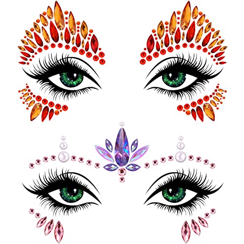 Festival Face Gems Body Jewels Costume Accessories (UK Company)