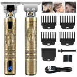 Men's Hair Clippers, CKCLR Professional Hair Clipper, Waterproof IPX7 Electric Hair Shaver LCD Display, Hair Trimmer, Cordless Beard Trimmer, Bal