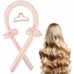 Heatless Curling Rod Headband, Heatless Hair Curler, Hair Curlers to Sleep In, No Heat Curl with Hair Clips and Scrunchie, Sleeping Curls Styling