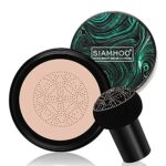 SIAMHOO CC Cream Foundation with Mushroom Head Air Cushion Full Coverage for Flawless Makeup, Even Skin Tone 0.7 fl.oz - Natural