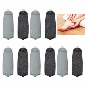 10 Pcs Foot Callus Remover Replacement Roller Head, Electric Foot Callus Remover Replacement Grind Head Accessory