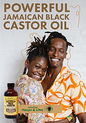 Jamaican Mango & Lime Black Castor Oil Coconut 118ml - Helps prevent breakage. Adds sheen and moisture. NATURAL INGREDIENTS. 100% Natural Oils. N