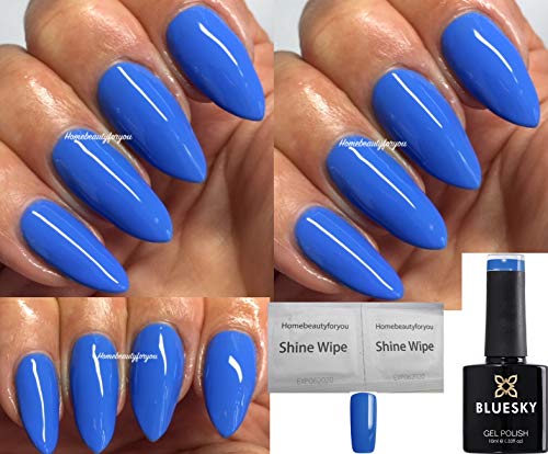 Bluesky Bluesky Gel Polish, Orange Hot Chilli, A111, 10 ml, Gel Soak Off Nail Polish, Orange, Red, Neon (curing under UV/LED lamp required) Pack