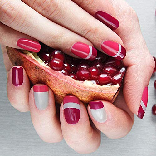 Nail Art Line Guide Stickers,30 Sheet 1440 Pieces French Manicure Set, Self-adhesive French Nail Art Stickers Tip Guides Stickers for Manicure De