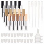 umorismo 20 Pcs 10ml Empty Mascara Tube and Wand, DIY Mascara Container with Eyelash Wand, Inserts, Funnels for Castor Oil, Cosmetics Supplies