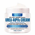 Urea 40% Foot Cream, Foot Cream for Cracked Heels and Dry Skin,Natural Moisturizes Nourishes Softens Dry, Rough Skin. 5.29OZ