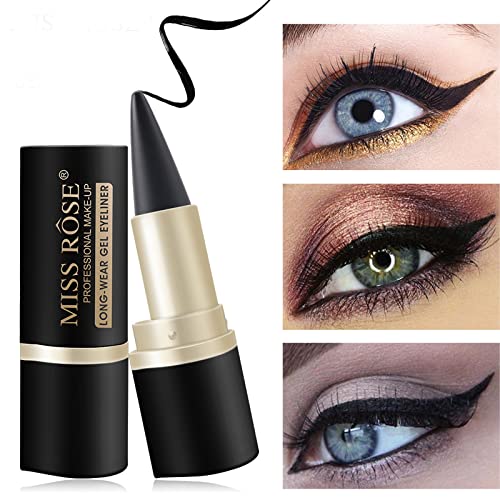 Black Eyeliner,Eyeliner Pencil Long Lasting, Quick Dry Waterproof Smudge Proof Makeup, Face Painting,Suitable For All Eye Shapes Eye Liner And Bo