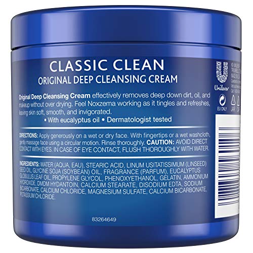 Noxzema Classic Clean Classic Clean Original Deep Cleansing, 12 oz