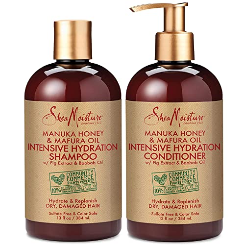 Shea Moisture Intensive Hydration Shampoo & Conditioner Set, 13 FL OZ by Shea Moisture