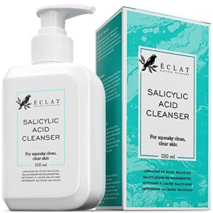 𝗪𝗜𝗡𝗡𝗘𝗥 𝟮𝟬𝟮𝟯* Salicylic Acid Face Wash, Foaming Acne Face Wash - Acne Cleanser for Breakouts, Oily Skin Control and Suitable for Sensitive Skin, 1