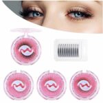 Glue-Free Self Adhesive Eyelashes with Spare Strips | Quick & Easy Application | Secure & Firm Hold | Easy Removal | Beauty Enhancement for All O