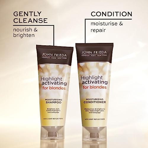 John Frieda Highlight Activating For Blonde Hair, Citrus, Moisturising Shampoo, 250 ml (Pack Of 1)